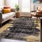 World Rug Gallery Distressed Abstract Non Shedding Soft Area Rug 5' x 7' Yellow 390YELLOW5x7 - alternate 1